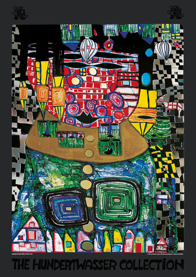 Král protinožců od Friedensreich Hundertwasser